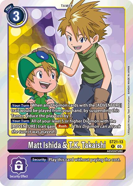 Matt Ishida & T.K. Takaishi [ST21-13] [Starter Deck: Hero of Hope] | Clutch Gaming