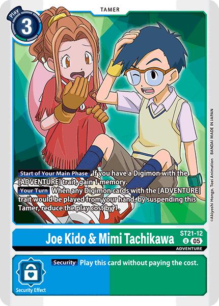 Joe Kido & Mimi Tachikawa [ST21-12] [Starter Deck: Hero of Hope] | Clutch Gaming