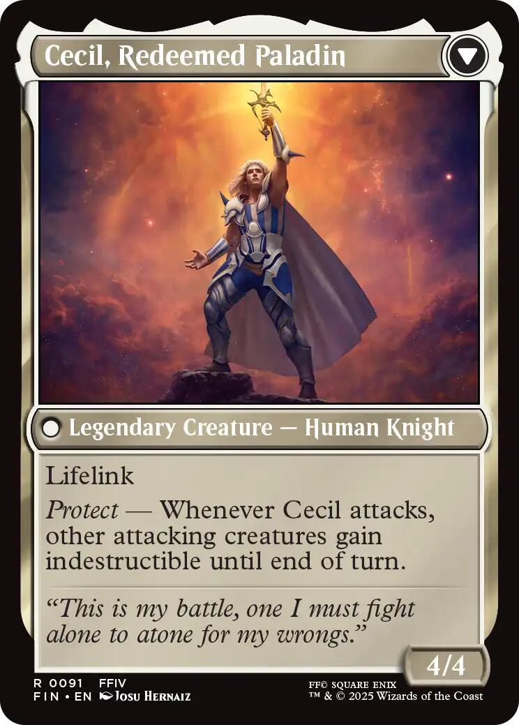 Cecil, Dark Knight // Cecil, Redeemed Paladin [FINAL FANTASY] | Clutch Gaming