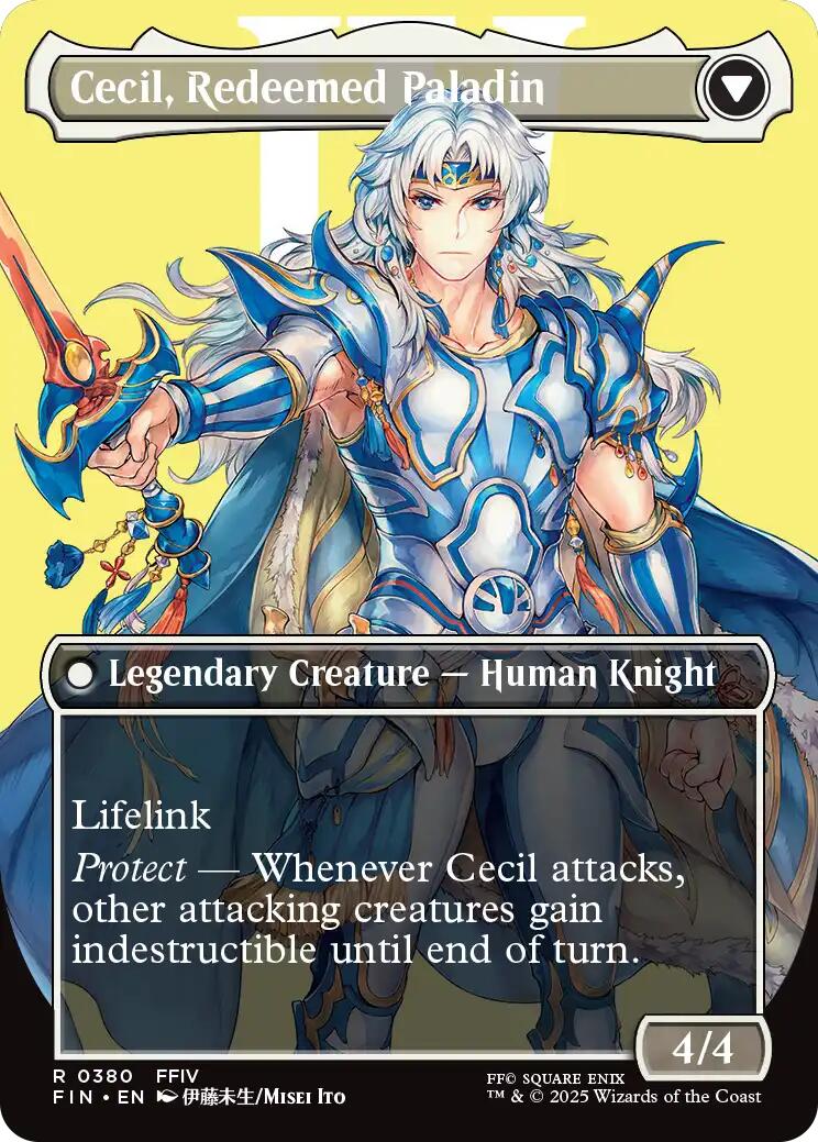 Cecil, Dark Knight // Cecil, Redeemed Paladin (Borderless) [FINAL FANTASY] | Clutch Gaming