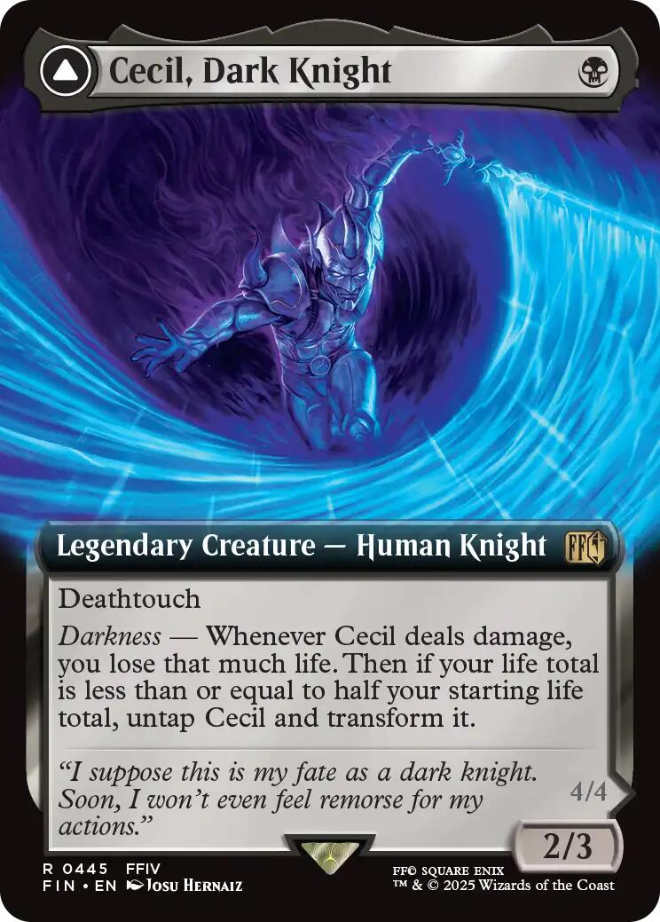 Cecil, Dark Knight // Cecil, Redeemed Paladin (Extended Art) [FINAL FANTASY] | Clutch Gaming