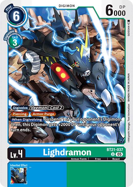 Lighdramon [BT21-037] [World Convergence] | Clutch Gaming