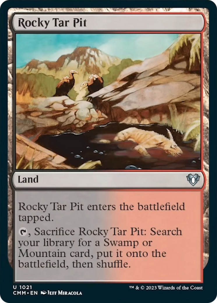 Rocky Tar Pit [Commander Masters] | Clutch Gaming