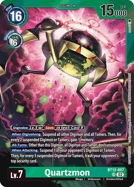 Quartzmon [BT12-057] (Special Event Pack 2025) [Across Time Promos] | Clutch Gaming