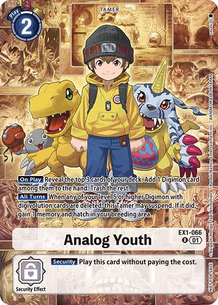 Analog Youth [EX1-066] (Special Event Pack 2025) [Classic Collection Promos] | Clutch Gaming