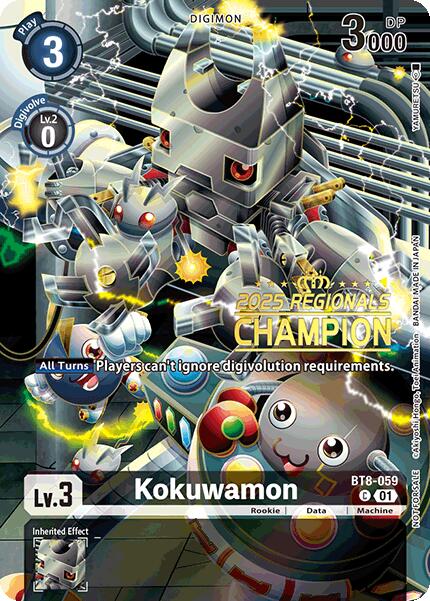 Kokuwamon [BT8-059] (2025 Regionals Champion) [New Awakening Promos] | Clutch Gaming