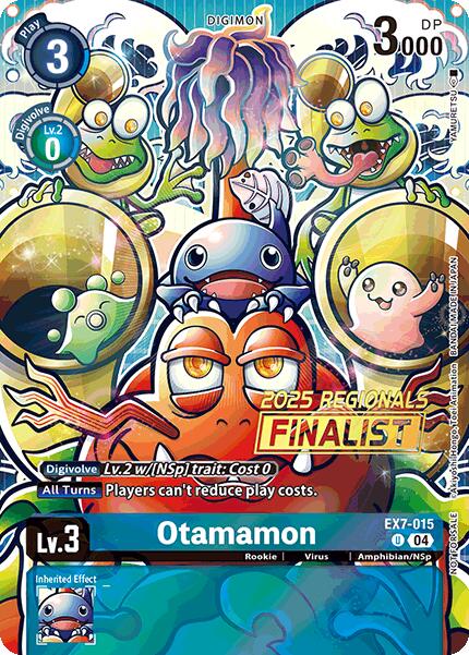 Otamamon [EX7-015] (2025 Regionals Finalist) [Digimon LIBERATOR Promos] | Clutch Gaming