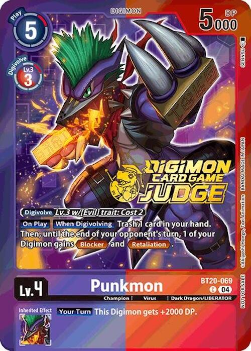 Punkmon [BT20-069] (Judge Pack 2025 Wave 1) [Release Special Booster Ver.2.5 Promos] | Clutch Gaming