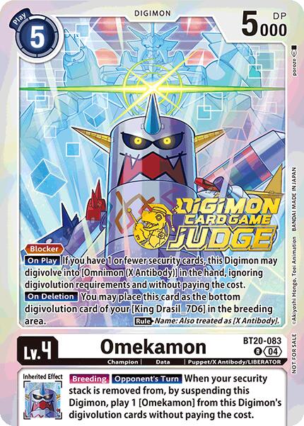 Omekamon [BT20-083] (Judge Pack 2025 Wave 1) [Release Special Booster Ver.2.5 Promos] | Clutch Gaming