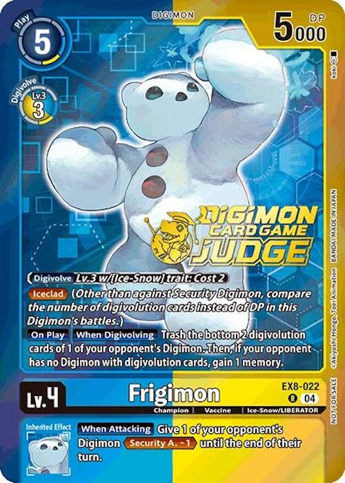 Frigimon [EX8-022] (Judge Pack 2025 Wave 1) [Chain of Liberation Promos] | Clutch Gaming