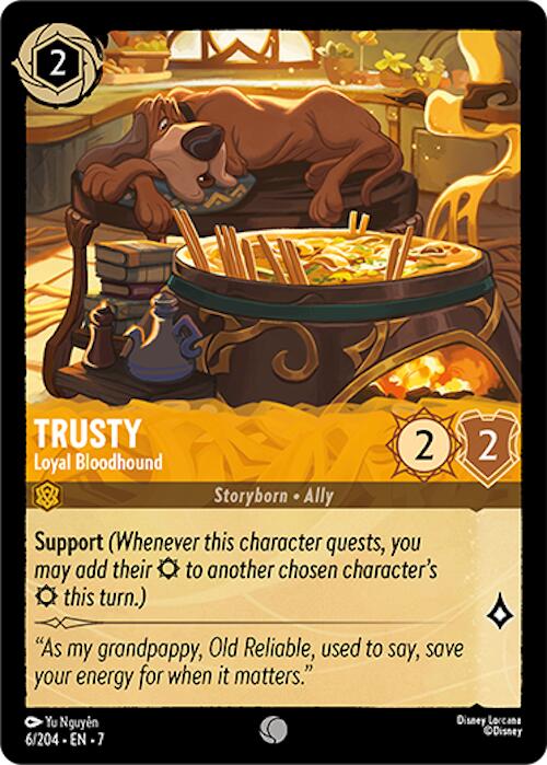 Trusty - Loyal Bloodhound (6/204) [Archazia's Island] | Clutch Gaming