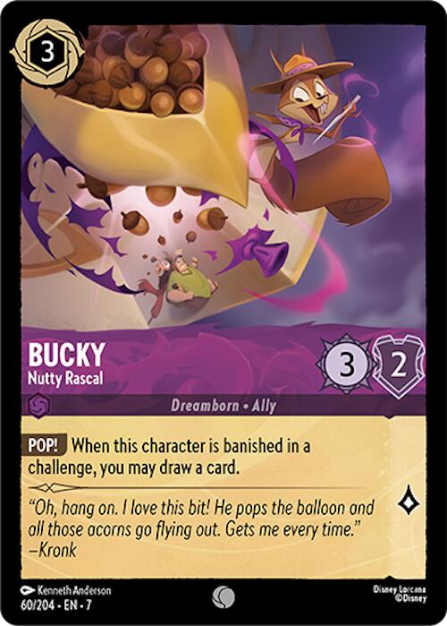Bucky - Nutty Rascal (60/204) [Archazia's Island] | Clutch Gaming