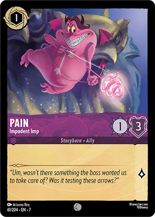 Pain - Impudent Imp (61/204) [Archazia's Island] | Clutch Gaming