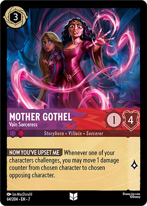 Mother Gothel - Vain Sorceress (64/204) [Archazia's Island] | Clutch Gaming