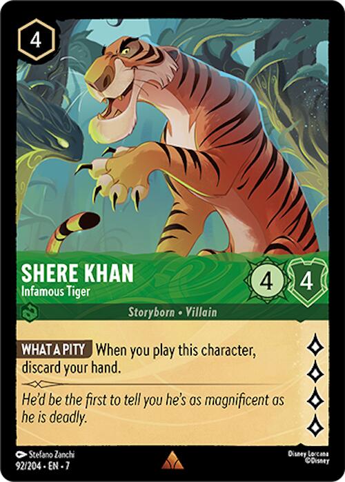 Shere Khan - Infamous Tiger (92/204) [Archazia's Island] | Clutch Gaming