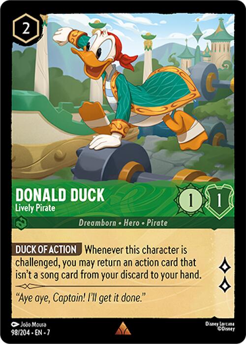 Donald Duck - Lively Pirate (98/204) [Archazia's Island] | Clutch Gaming