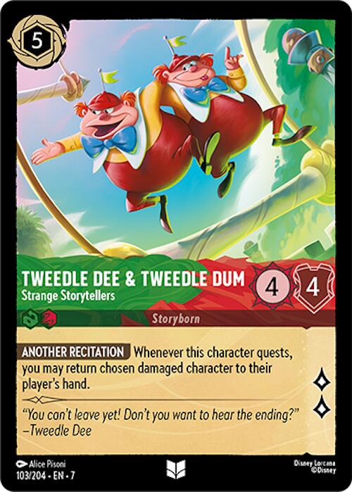 Tweedledee & Tweedledum - Strange Storytellers (103/204) [Archazia's Island] | Clutch Gaming