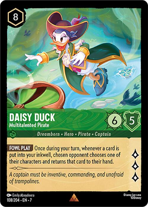 Daisy Duck - Multitalented Pirate (108/204) [Archazia's Island] | Clutch Gaming