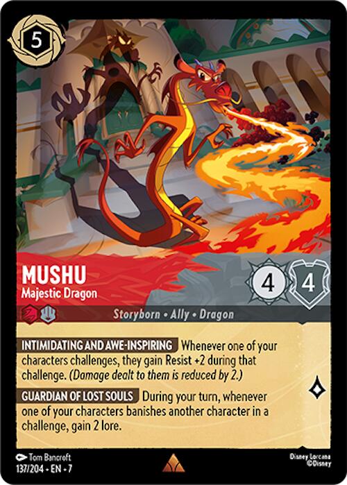 Mushu - Majestic Dragon (137/204) [Archazia's Island] | Clutch Gaming