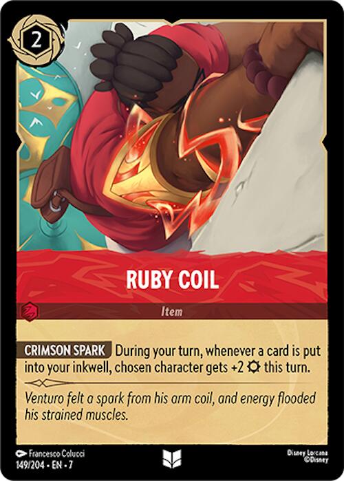 Ruby Coil (149/204) [Archazia's Island] | Clutch Gaming