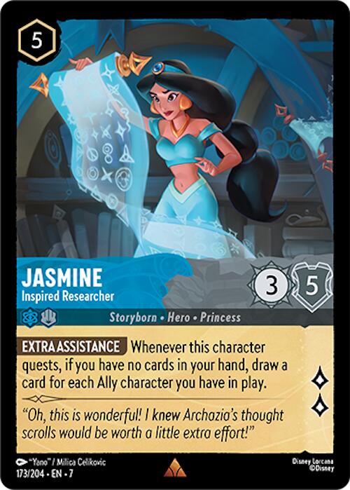 Jasmine - Inspired Researcher (173/204) [Archazia's Island] | Clutch Gaming