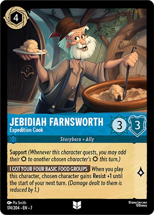 Jebidiah Farnsworth - Expedition Cook (174/204) [Archazia's Island] | Clutch Gaming