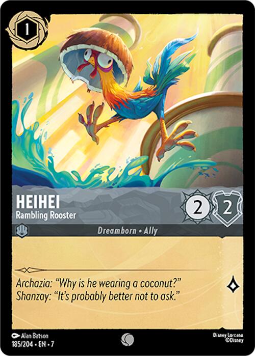 Heihei - Rambling Rooster (185/204) [Archazia's Island] | Clutch Gaming