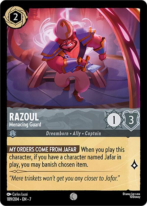Razoul - Menacing Guard (189/204) [Archazia's Island] | Clutch Gaming
