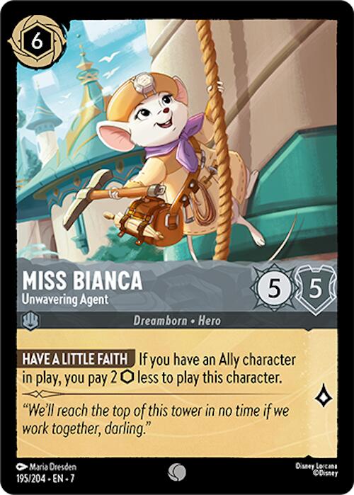 Miss Bianca - Unwavering Agent (195/204) [Archazia's Island] | Clutch Gaming
