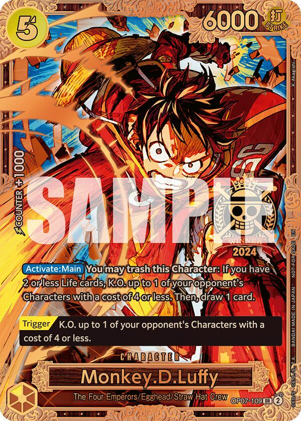 Monkey.D.Luffy (Championship 2024 World Final 3rd Place) [One Piece Promotion Cards] | Clutch Gaming