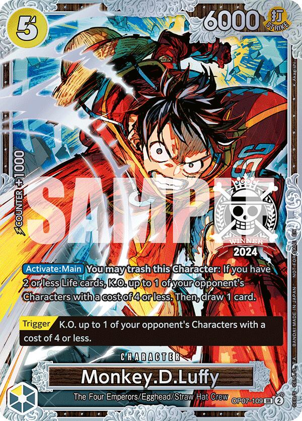 Monkey.D.Luffy (Championship 2024 World Final 2nd Place) [One Piece Promotion Cards] | Clutch Gaming