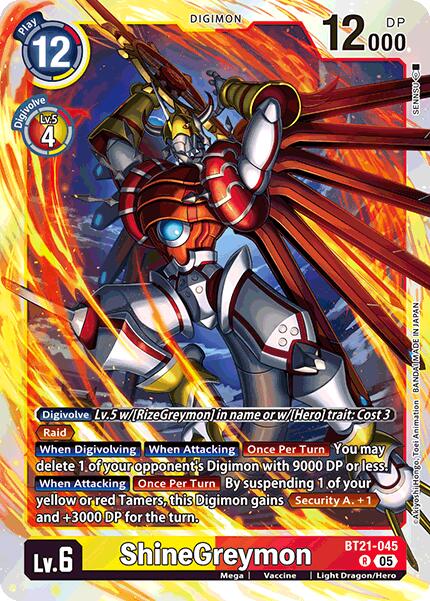 ShineGreymon [BT21-045] [World Convergence] | Clutch Gaming