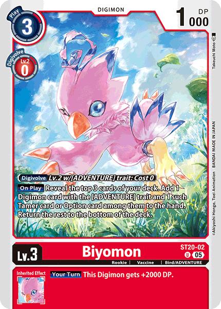 Biyomon [ST20-02] [Starter Deck: Protector of Light] | Clutch Gaming
