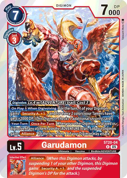 Garudamon [ST20-04] [Starter Deck: Protector of Light] | Clutch Gaming