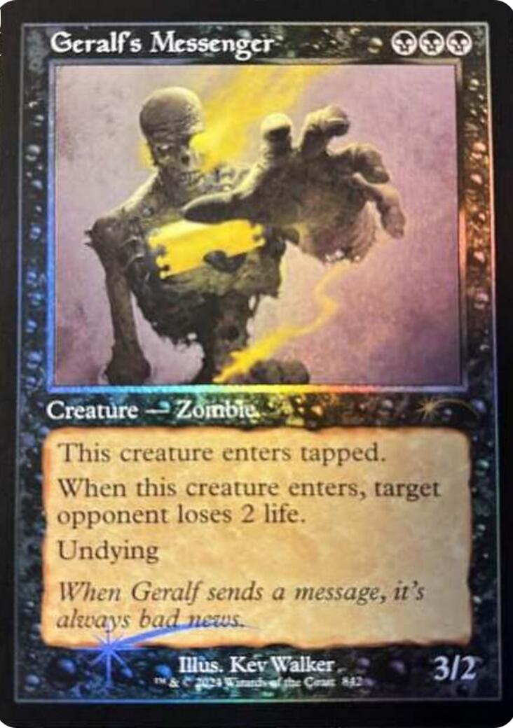Geralf's Messenger (842) (Retro Frame) [Secret Lair Drop Series] | Clutch Gaming
