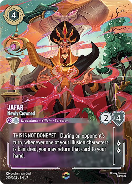 Jafar - Newly Crowned (Enchanted) (210/204) [Archazia's Island] | Clutch Gaming