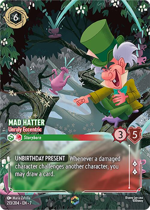Mad Hatter - Unruly Eccentric (Enchanted) (213/204) [Archazia's Island] | Clutch Gaming