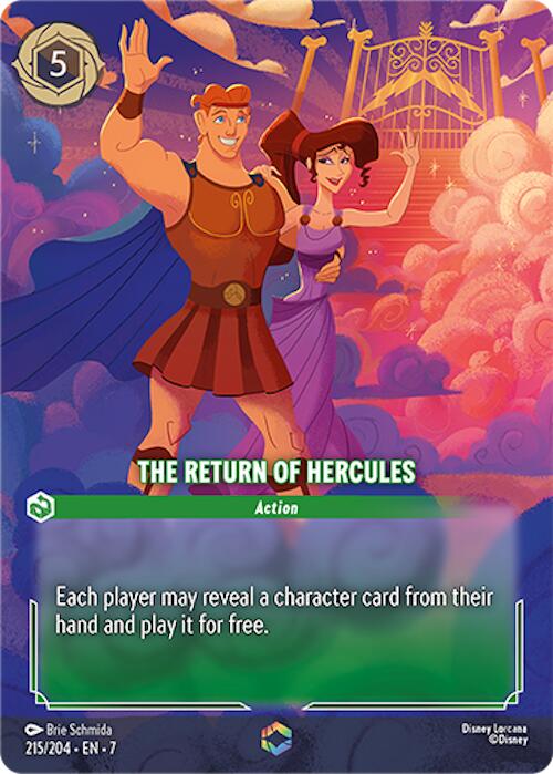 The Return of Hercules (Enchanted) (215/204) [Archazia's Island] | Clutch Gaming