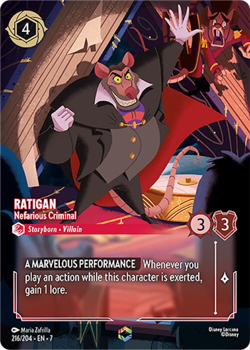Ratigan - Nefarious Criminal (Enchanted) (216/204) [Archazia's Island] | Clutch Gaming