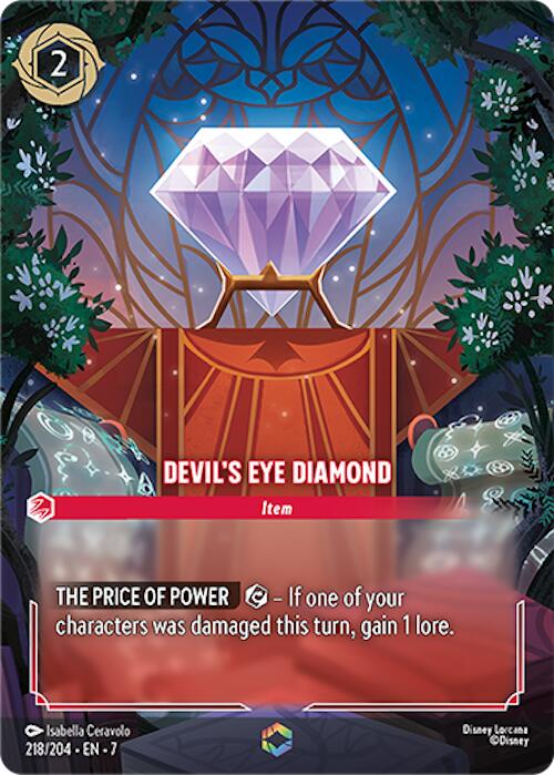Devil's Eye Diamond (Enchanted) (218/204) [Archazia's Island] | Clutch Gaming