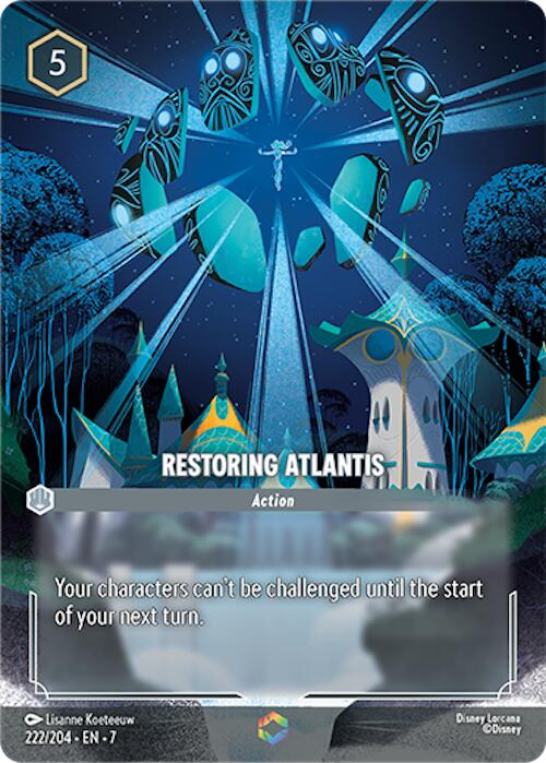 Restoring Atlantis (Enchanted) (222/204) [Archazia's Island] | Clutch Gaming