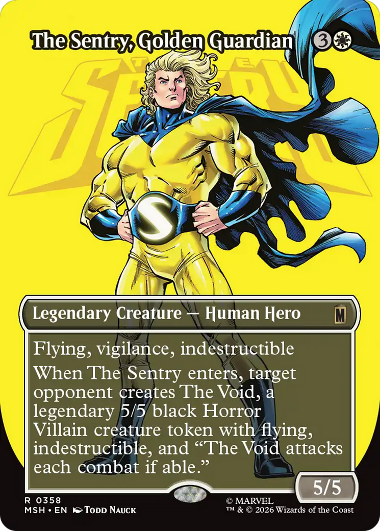 The Sentry, Golden Guardian (Borderless) [Marvel Super Heroes] | Clutch Gaming