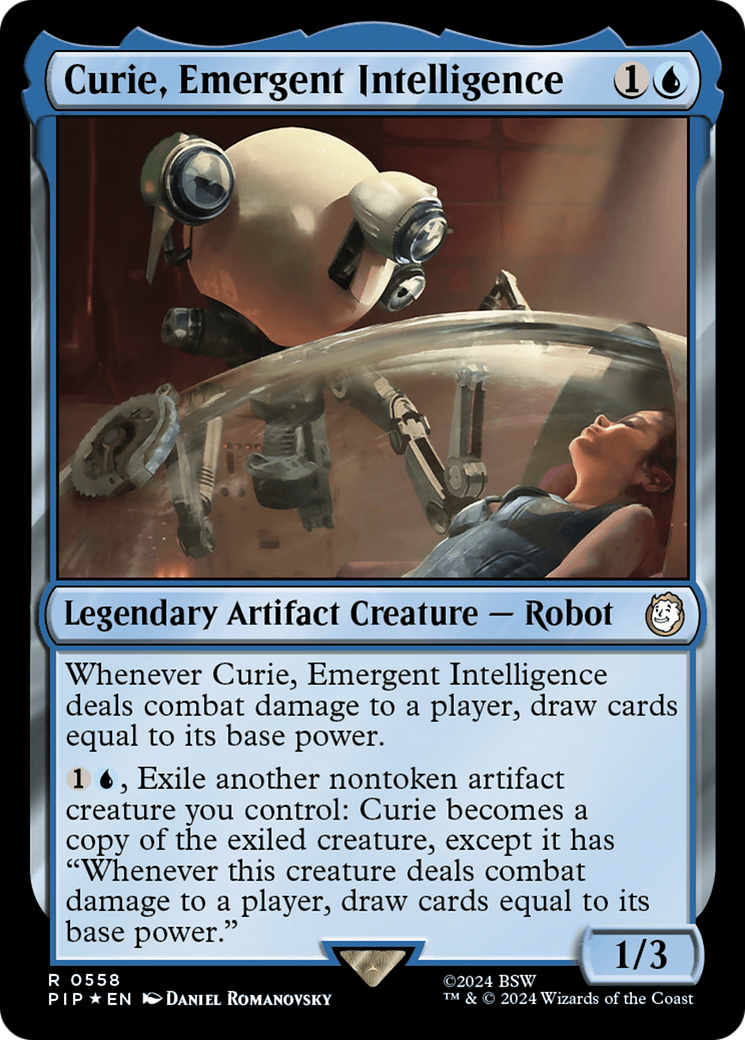 Curie, Emergent Intelligence (Surge Foil) [Fallout] | Clutch Gaming