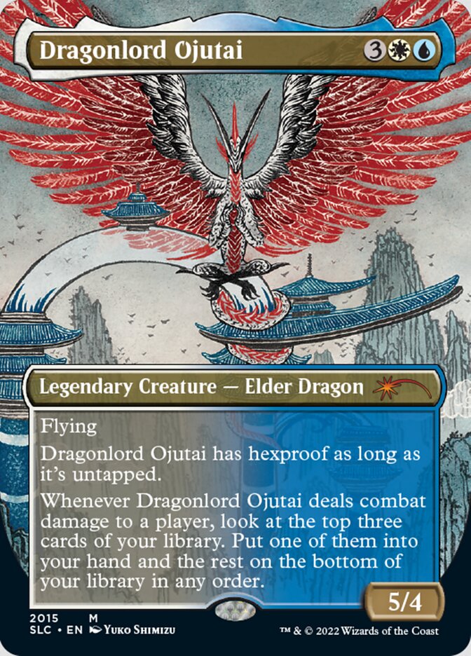 Dragonlord Ojutai (Borderless) [Secret Lair Countdown Kit] | Clutch Gaming
