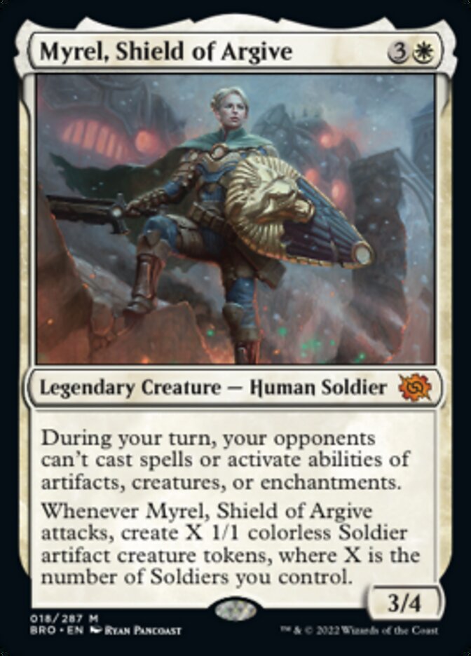 Myrel, Shield of Argive (Promo Pack) [The Brothers' War Promos] | Clutch Gaming