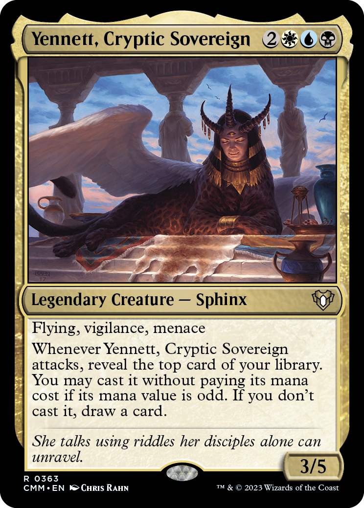 Yennett, Cryptic Sovereign [Commander Masters] | Clutch Gaming