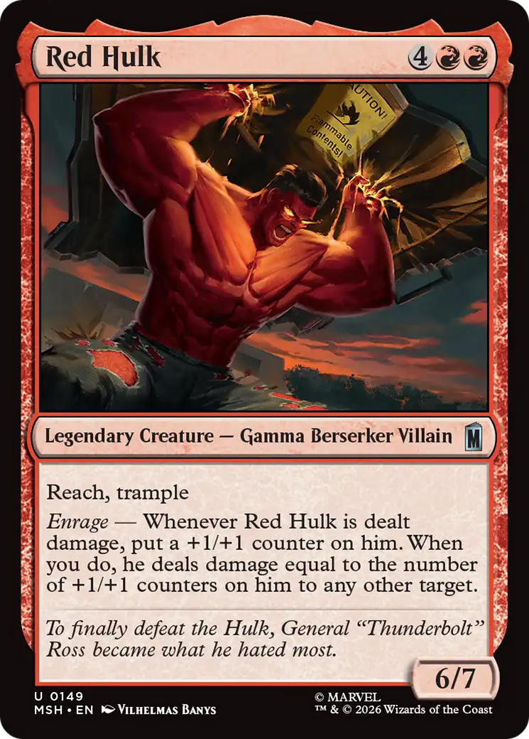 Red Hulk [Marvel Super Heroes] | Clutch Gaming