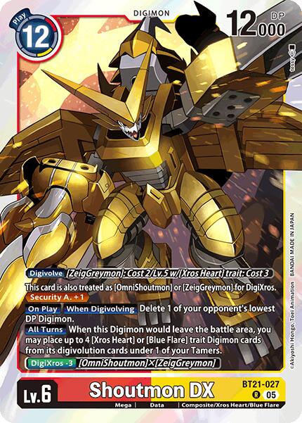 Shoutmon DX [BT21-027] [World Convergence] | Clutch Gaming
