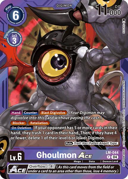 Ghoulmon ACE [LM-044] (Limited Card Pack) [World Convergence] | Clutch Gaming