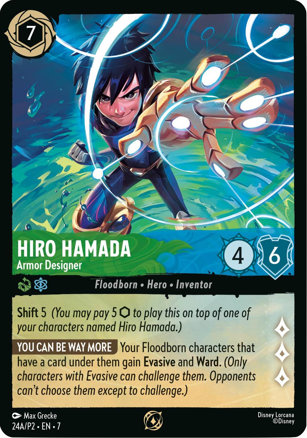 Hiro Hamada - Armor Designer (Store Championship) (Participant) (24) [Promo Cards] | Clutch Gaming